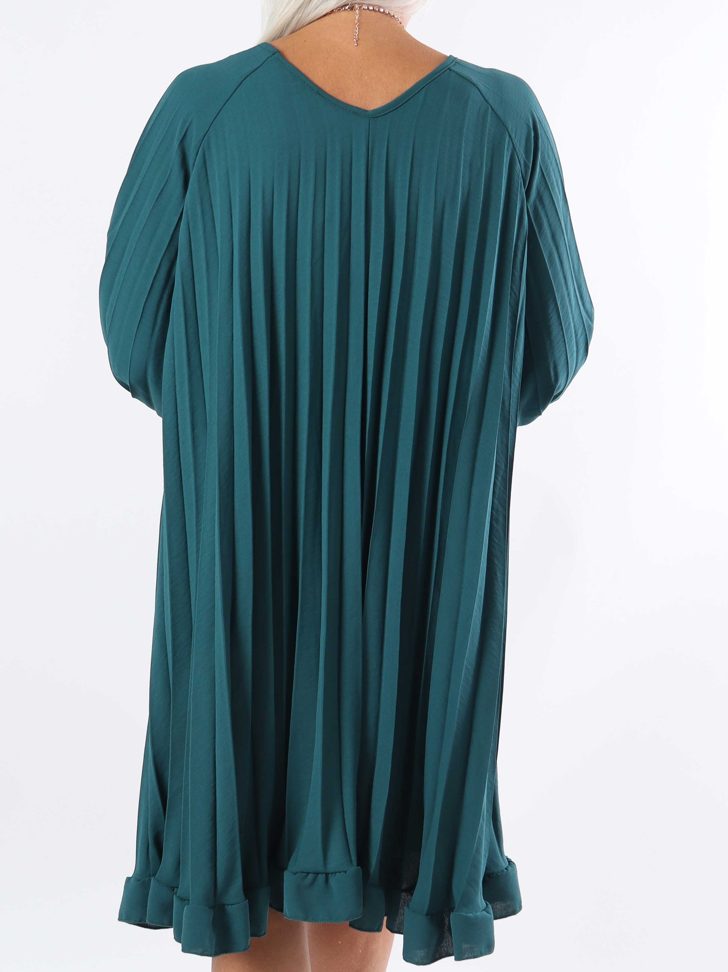 Santorini Dress - Sød plus size kjole med plisseringer